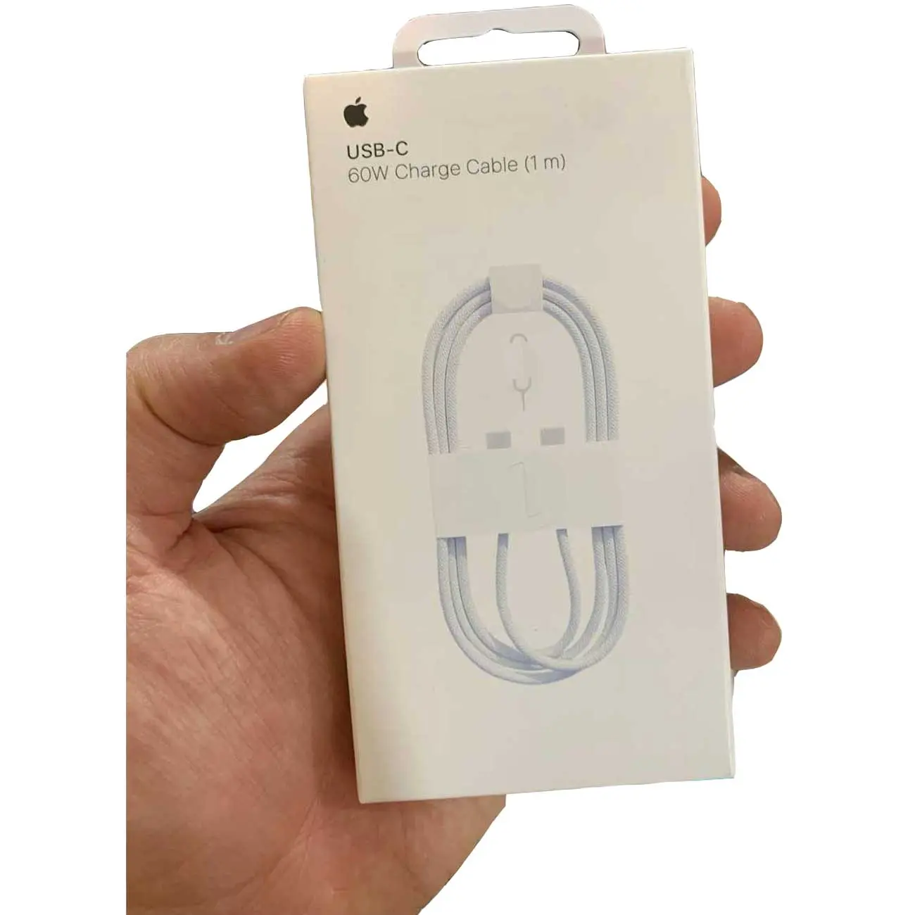 کابل کنفی دو سر USB-C اپل با طول ۱ متر مدل Apple USB-C 60W Charge Cable- اصلی