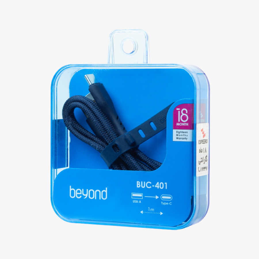 کابل تایپ سی بیاند BUC-401 طول 1متر