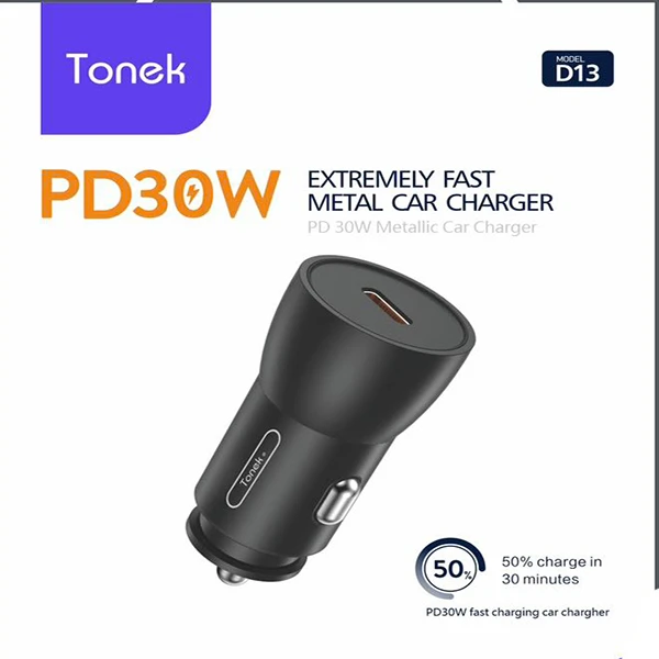 شارژر فندکی 30 وات تونک مدل D13
