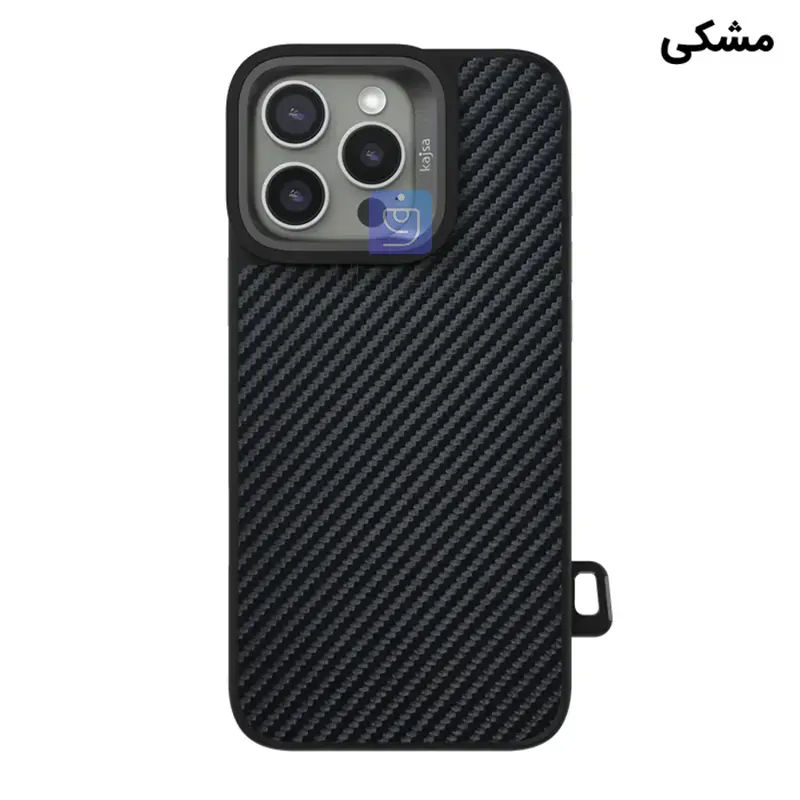 قاب مگ سیف اورجینال Kajsa Glamorous آیفون  pro max 17, رنگ مشکی