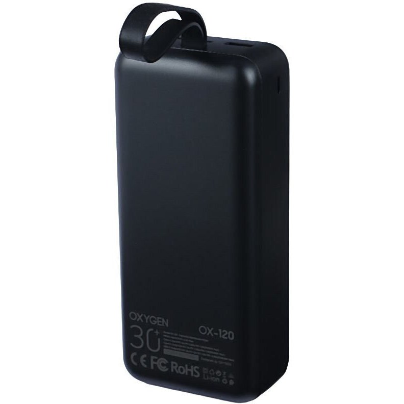 پاور بانک اکسیژن مدل OX-120 ظرفیت ۳۰ هزار میلی آمپر فست شارژ
