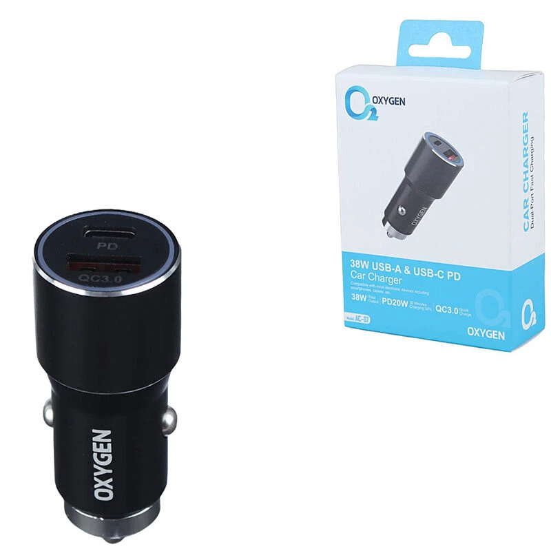 شارژر فندکی 38 وات اکسیژن مدل AC-07