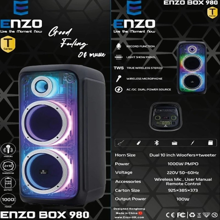 اسپیکر انزو ENZO مدل Box 980