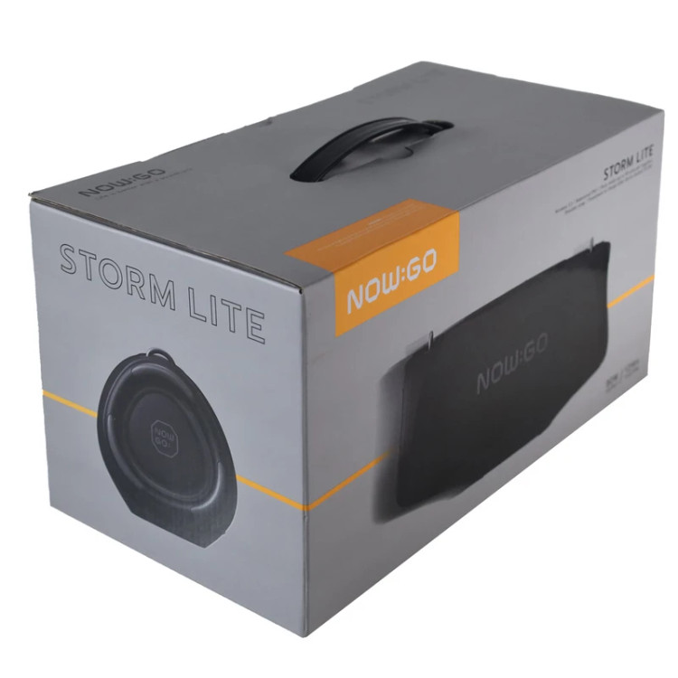 اسپیکر بلوتوثی قابل حمل ناو گو مدل STORM Lite, مشکی